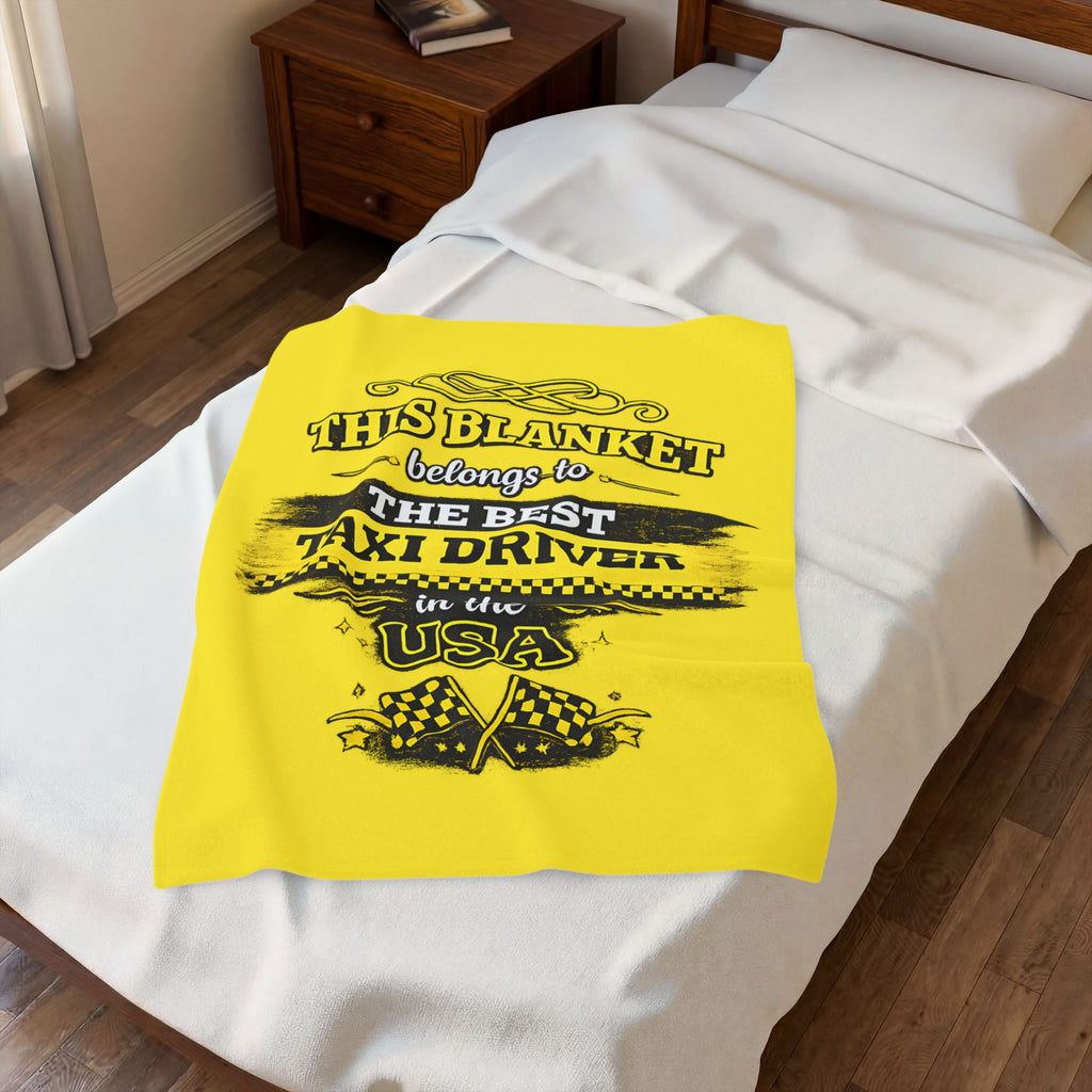 Best Taxi Driver Blanket Gift for Taxi Driver  Funny Cab Driver Gift  USA Taxi Appreciation Throw