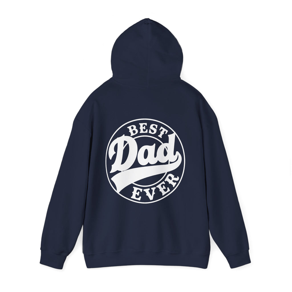 Best Dad Ever Hoodie  Retro Logo Fathers Day Sweatshirt