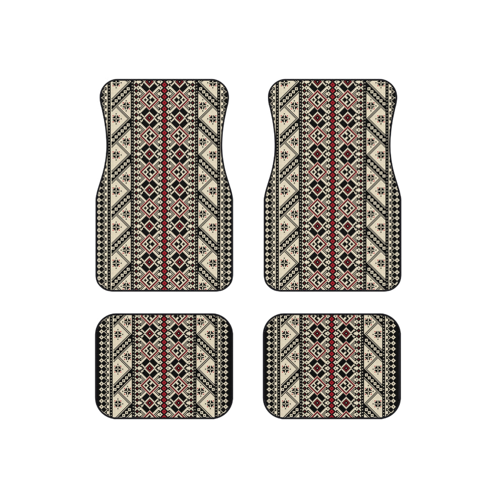 Southwestern Geometric Car Floor Mats – 4-Piece Set