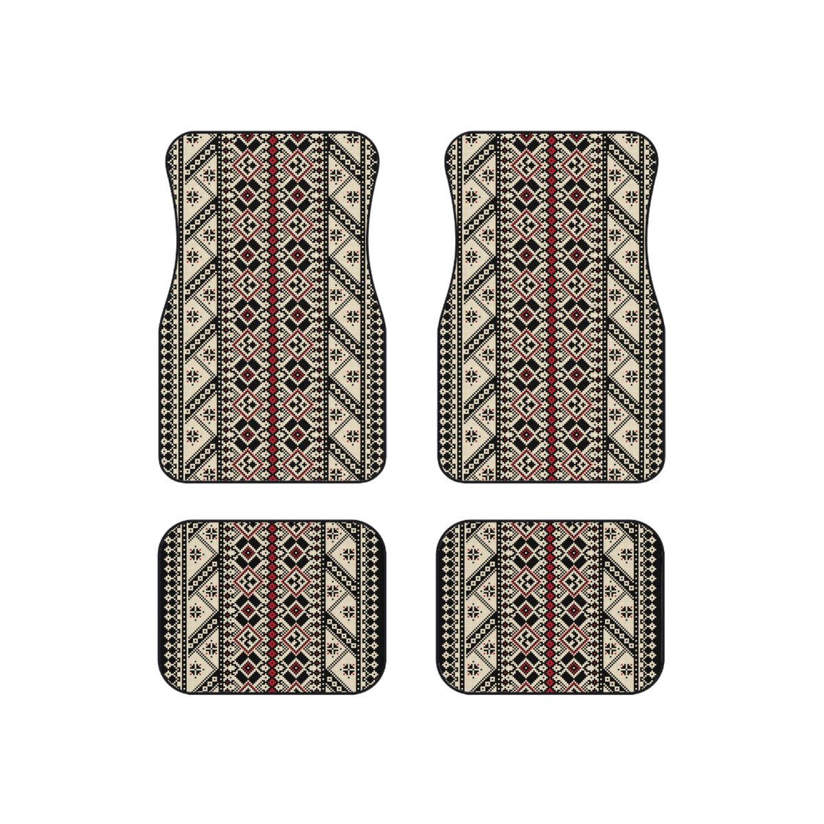 Southwestern Geometric Car Floor Mats – 4-Piece Set
