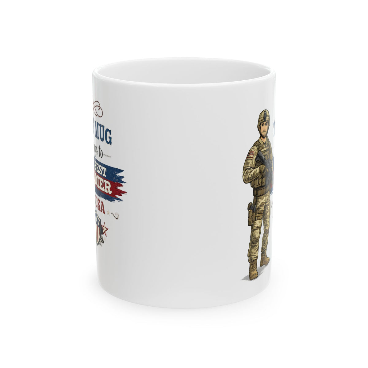 Best Soldier Mug  This Mug Belongs To The Best Soldier in the USA, Military Gift Coffee Mug, Veteran Cup
