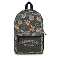 Personalized Daisy Backpack with Name – Floral Custom Backpack