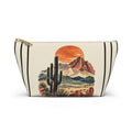Desert Cactus Pouch – Southwestern Mountain Sunset