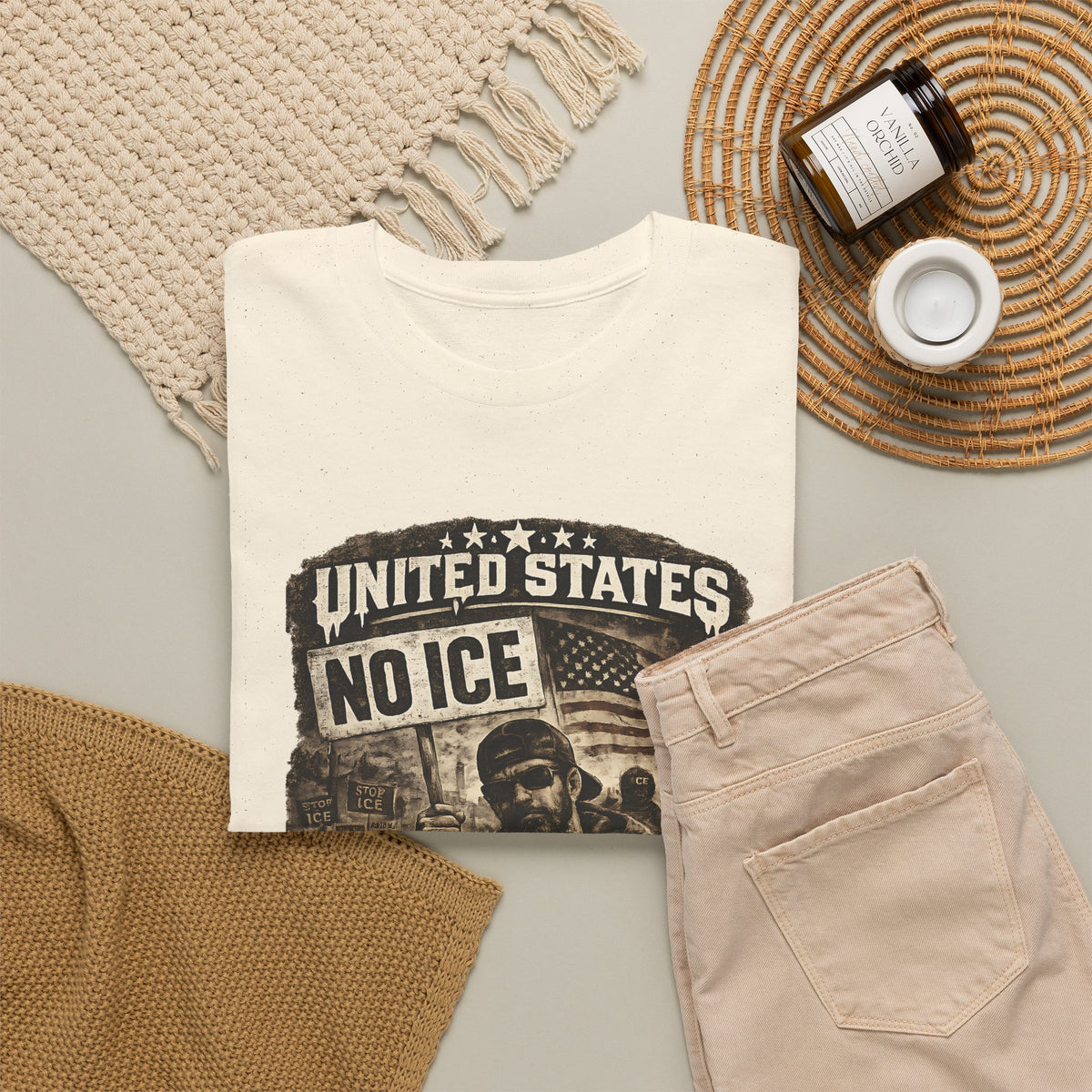 No ICE T-Shirt – United States Statement Streetwear Graphic Tee