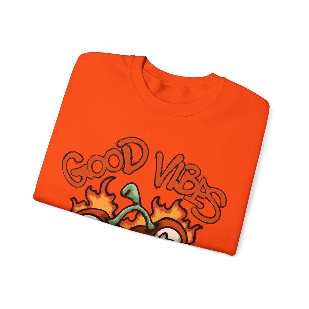 Good Vibes Flaming 8-Ball Tomatoes Sweatshirt