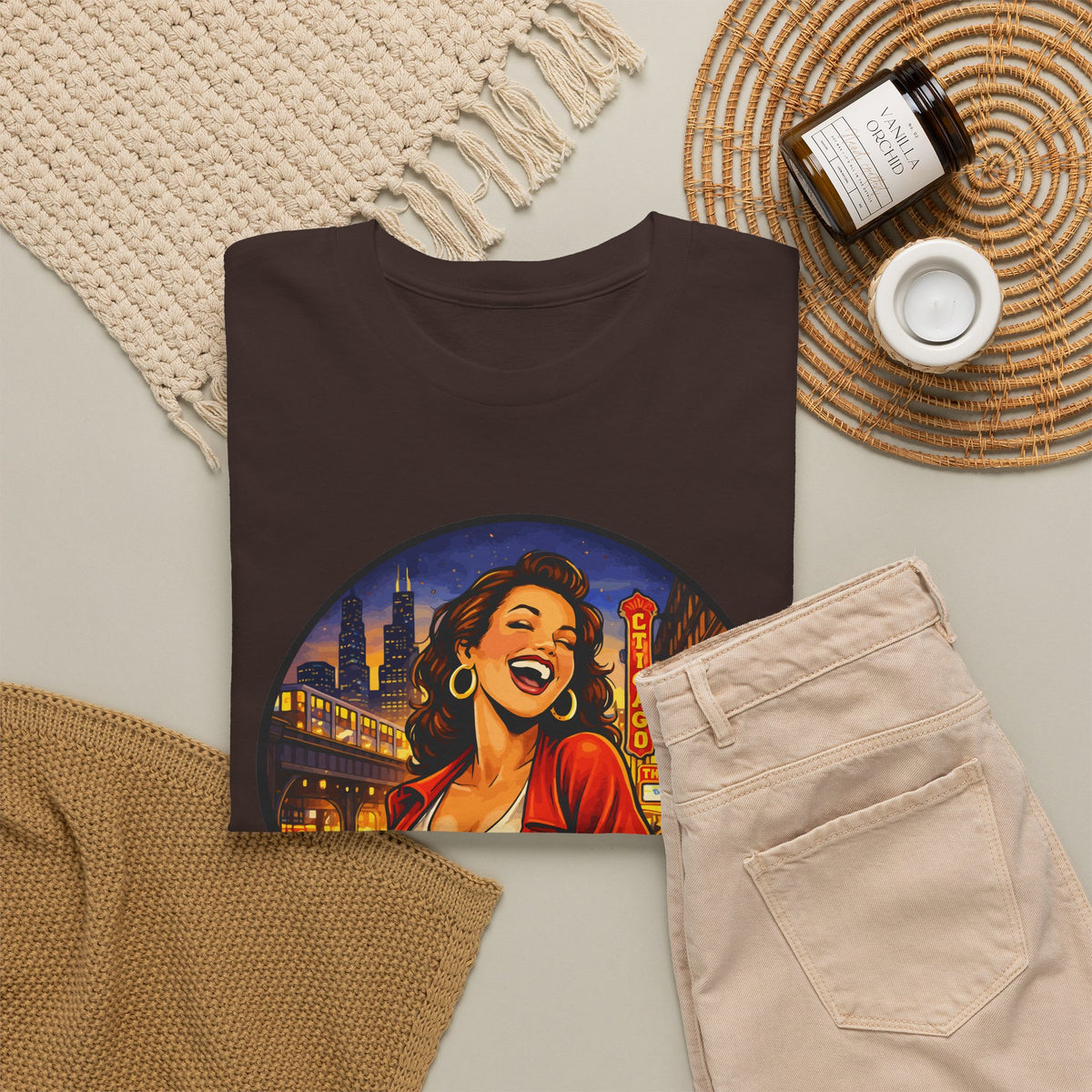 Chicago Skyline T-Shirt – Vintage Retro City Graphic Tee