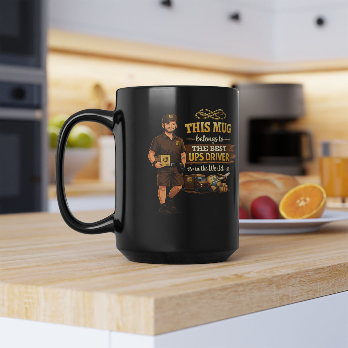 Best Delivery Driver Mug  This Mug Belongs To The Best Shipping Courier in the Universe, Delivery Driver Coffee Mug Gift