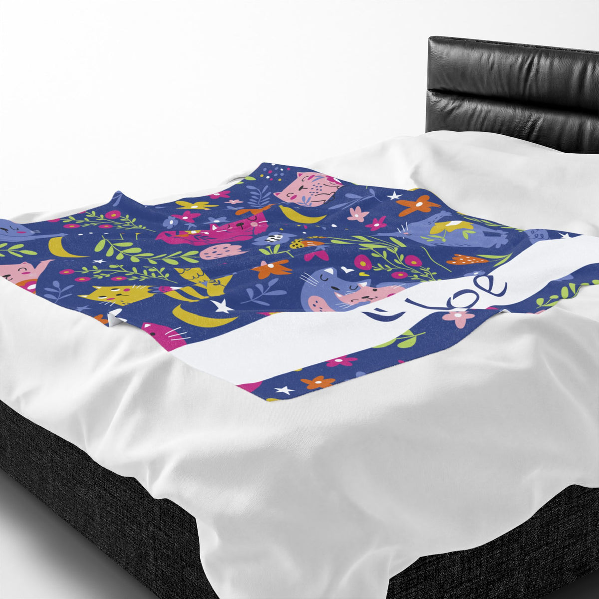 Personalized Name Blanket for Kids Custom Baby Plush Throw  Cute Animal Nursery Blanket  Baby Shower Gift