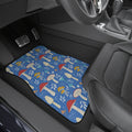Mushroom Car Floor Mats – Colorful 4-Piece Set