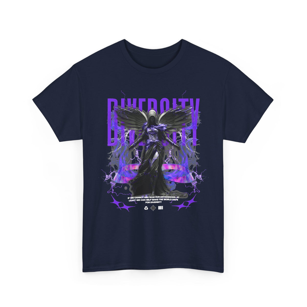 Divinity Angel T-Shirt – Gothic Streetwear Dark Aesthetic Graphic Tee