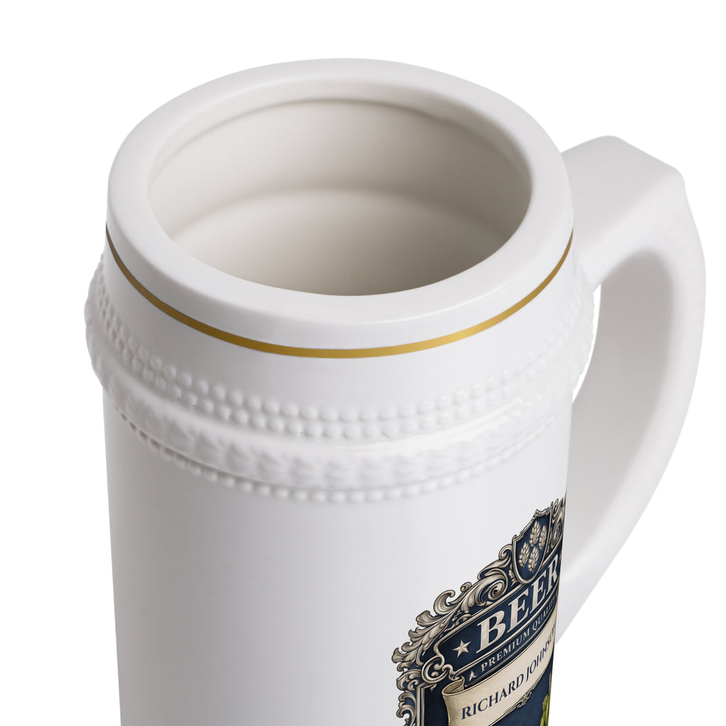 Personalized 22oz Beer Stein Custom Name Vintage Brewery Mug Gift