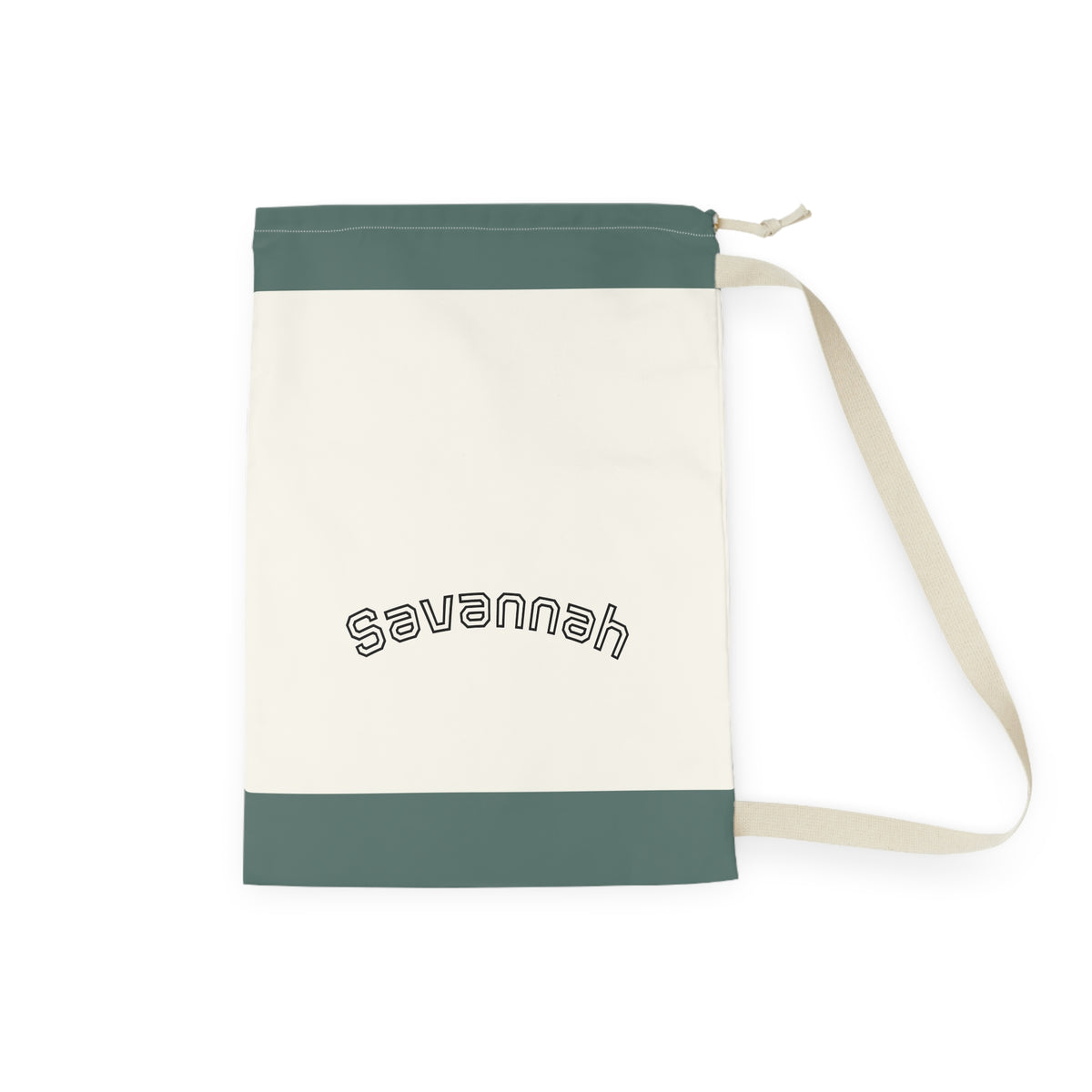 Personalized Laundry Bag | Custom Canvas Drawstring Laundry Bag | Large Reusable Laundry Sack