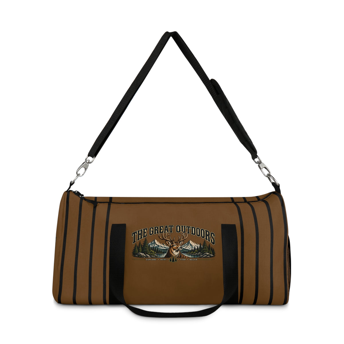 The Great Outdoors Duffel Bag – Deer & Mountain Design