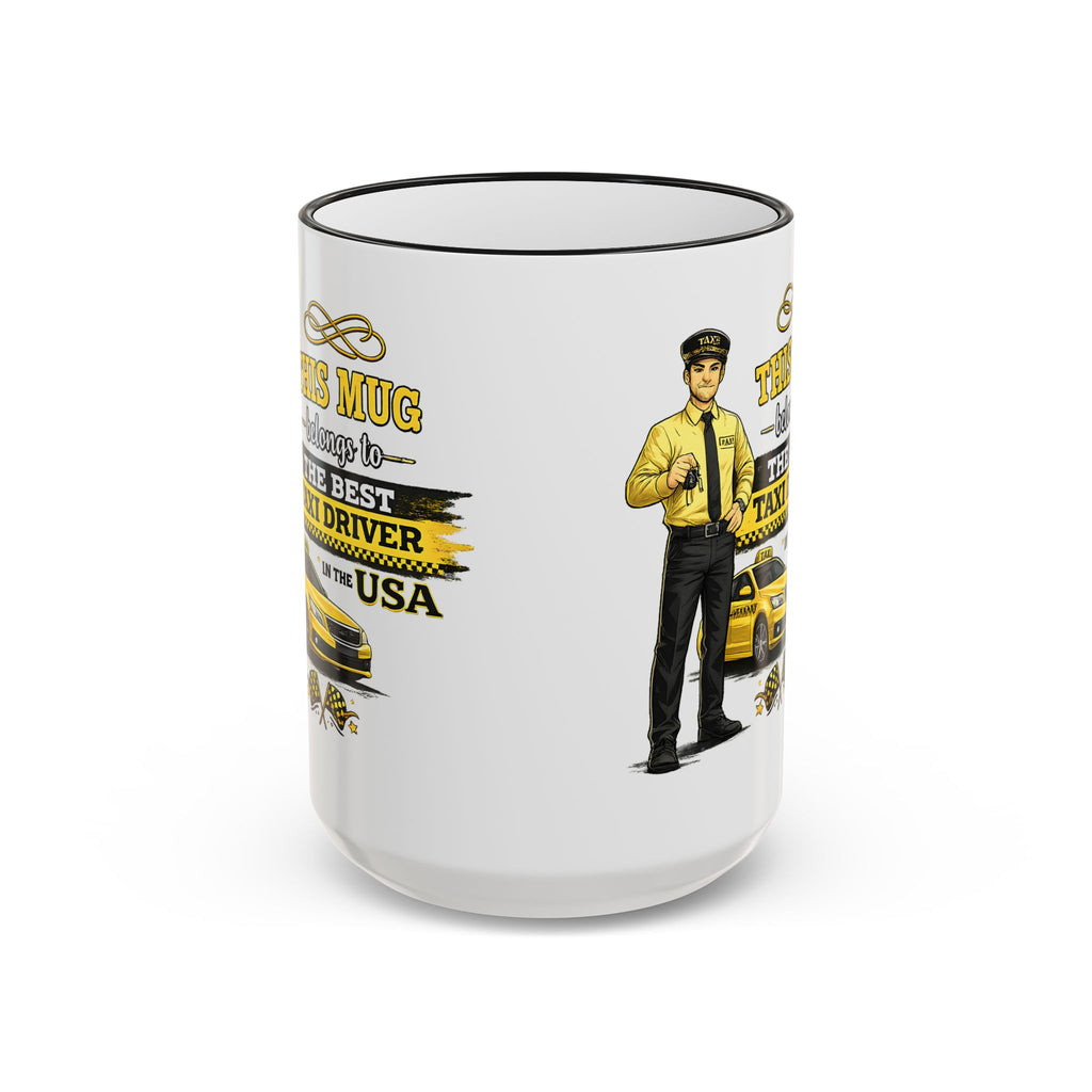 Best Taxi Driver Mug This Mug Belongs To The Best Taxi Driver in the USA, Cab Driver Coffee Mug Gift