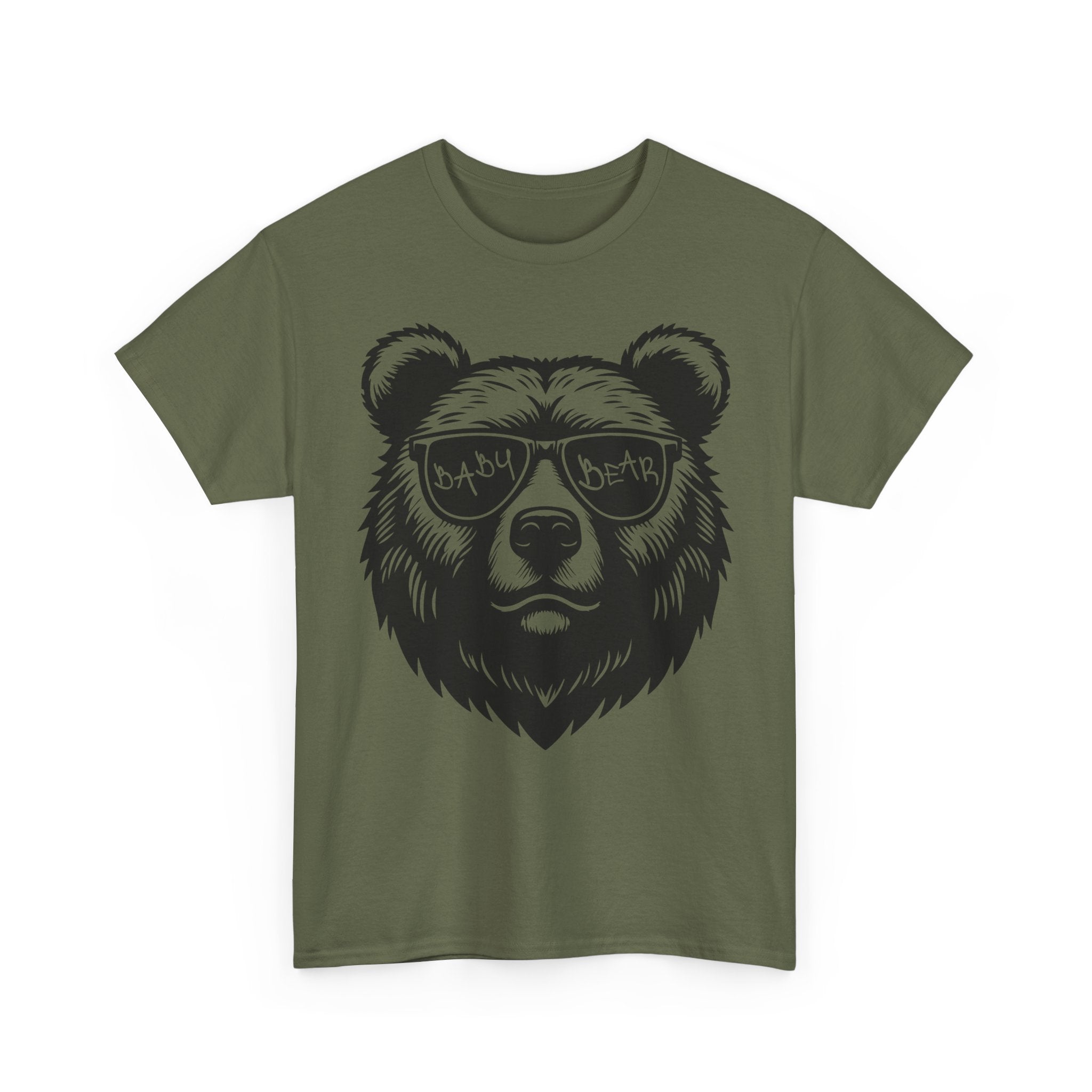 Baby Bear Graphic Tee, Unisex Cotton T-Shirt, Casual Wear, Animal Lover Gift, Summer Outfit, Cool Bear Design