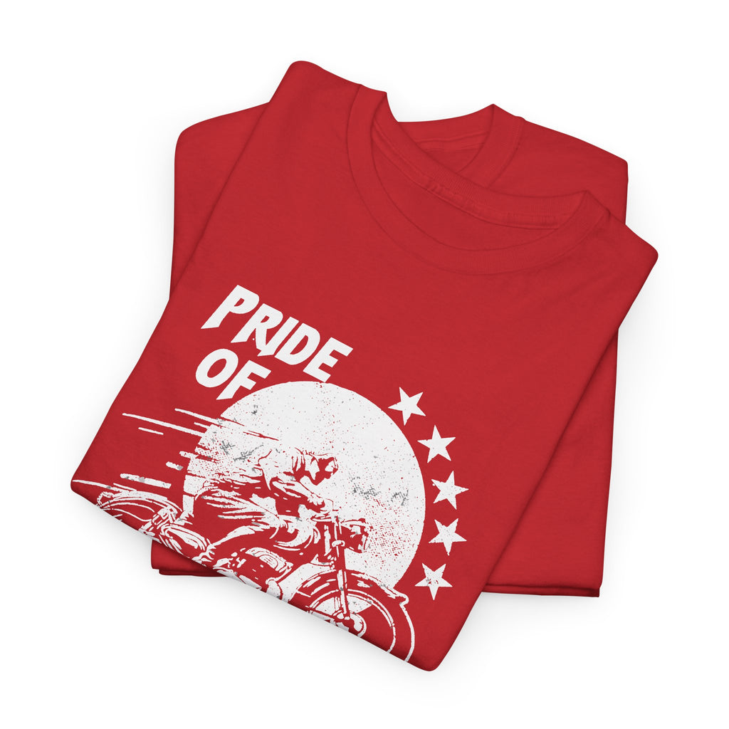 American Biker T-Shirt – Pride of the American Road Vintage Motorcycle Tee