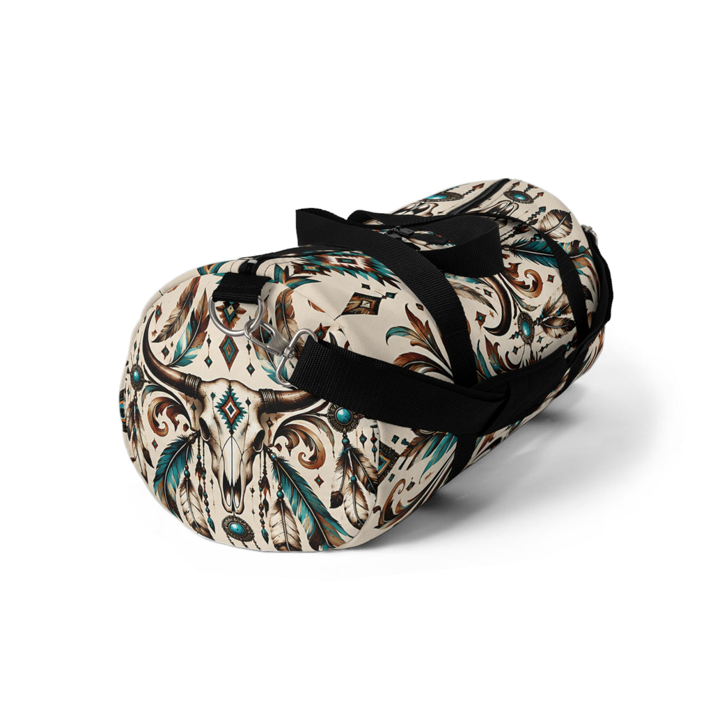 Southwestern Western Duffel Bag – Turquoise Boho Design