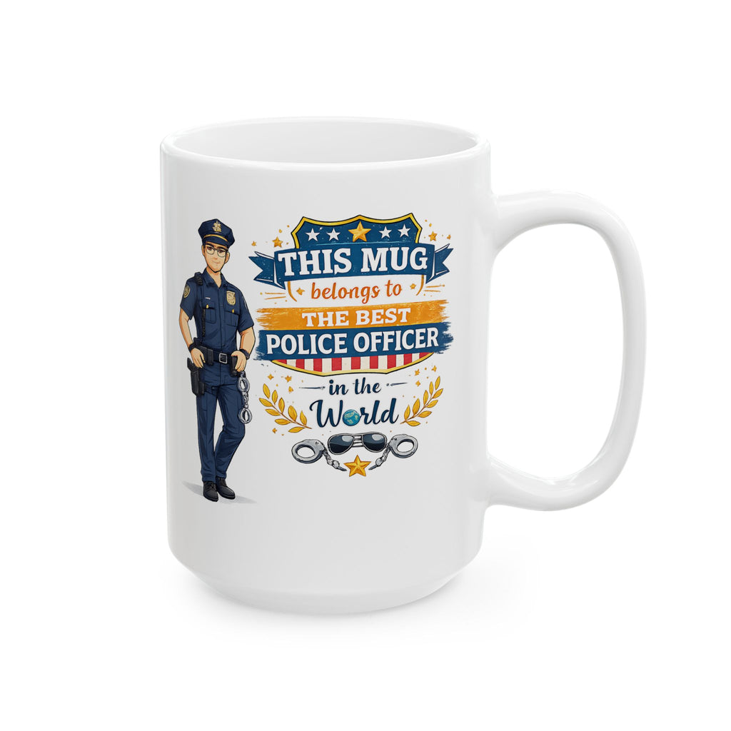 Best Police Officer Mug This Mug Belongs To The Best Police Officer in The World, Police Gift Coffee Mug