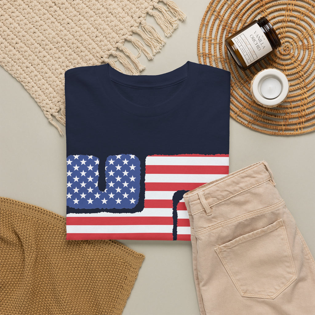 American Flag T-Shirt – Patriotic USA Graphic Tee