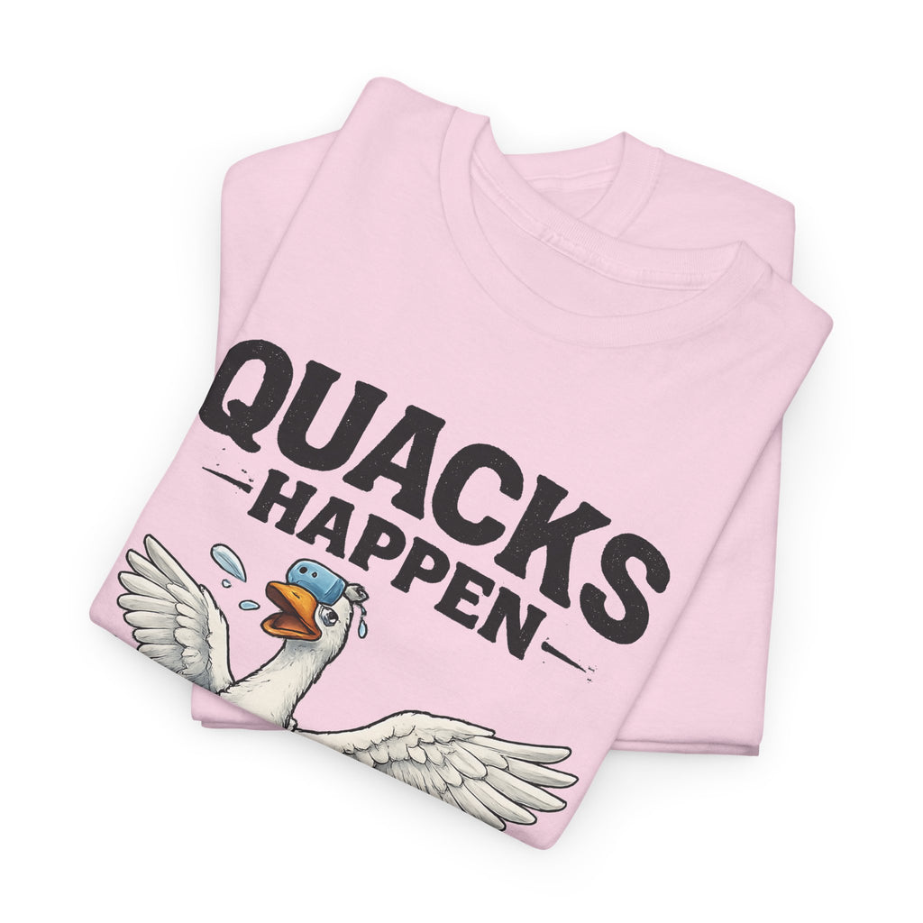 “Quacks Happen” Diabetes T-Shirt – Funny Diabetic Duck Graphic Tee