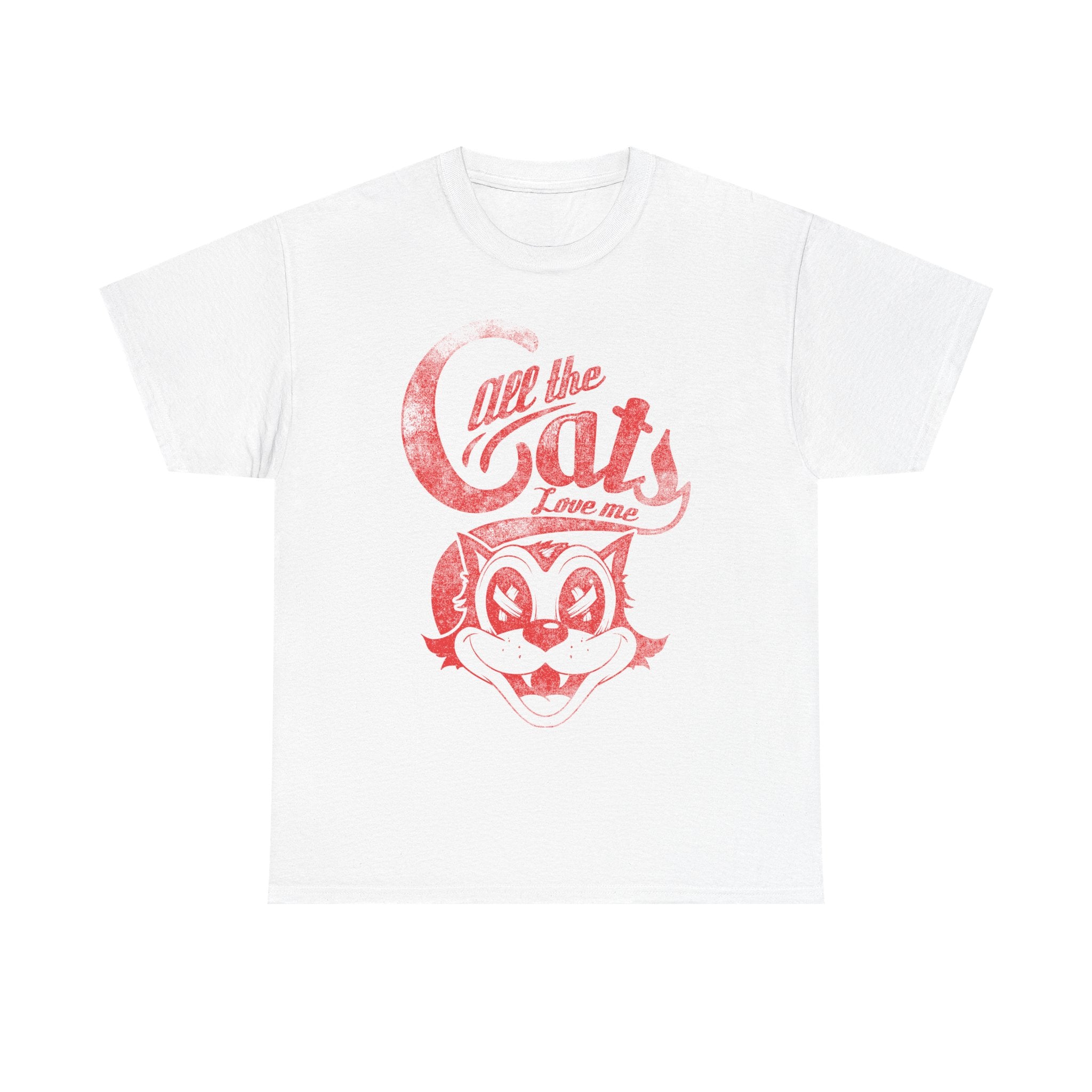 All the Cats Love Me Unisex Cotton Tee - Cute Cat Shirt, Cat Lover Gift, Pet Owner Apparel, Funny Cat T-Shirt, Birthday Gift for Her