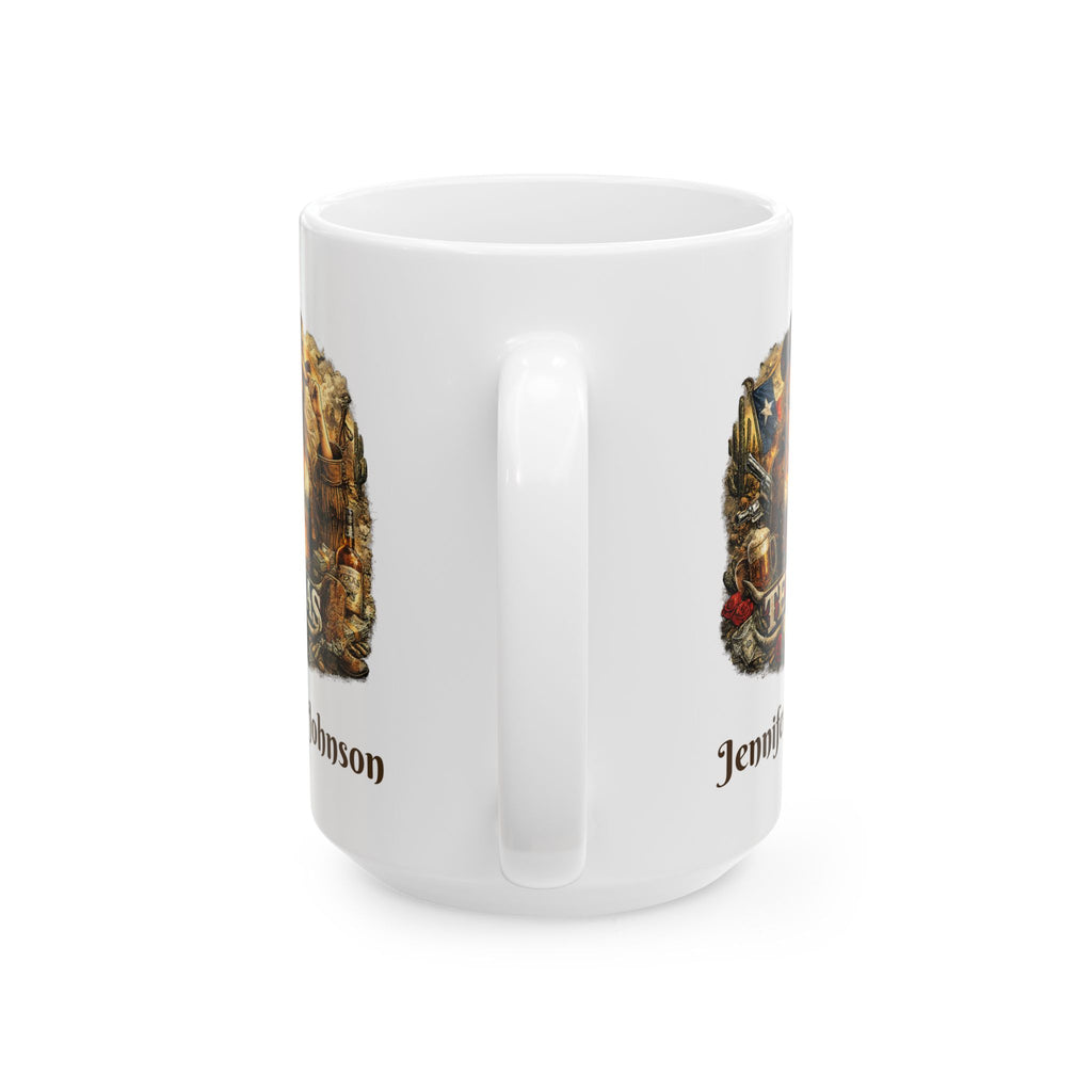 Personalized Texas Cowgirl Mug with Name – Western Gift