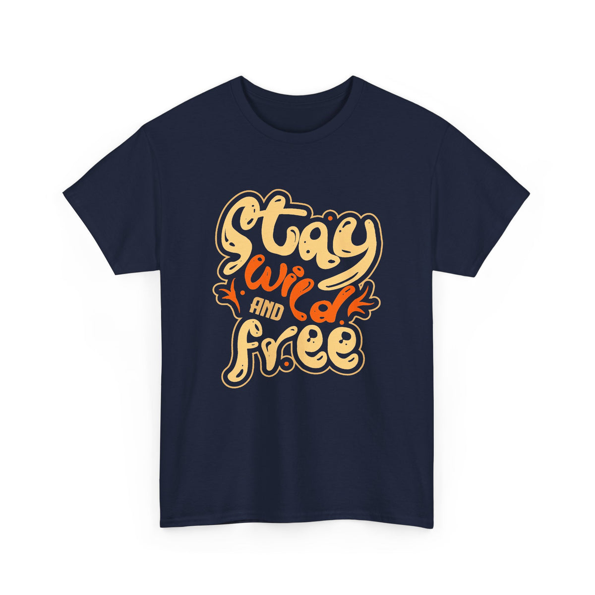 “Stay Wild and Free” T-Shirt – Boho Nature Graphic Tee