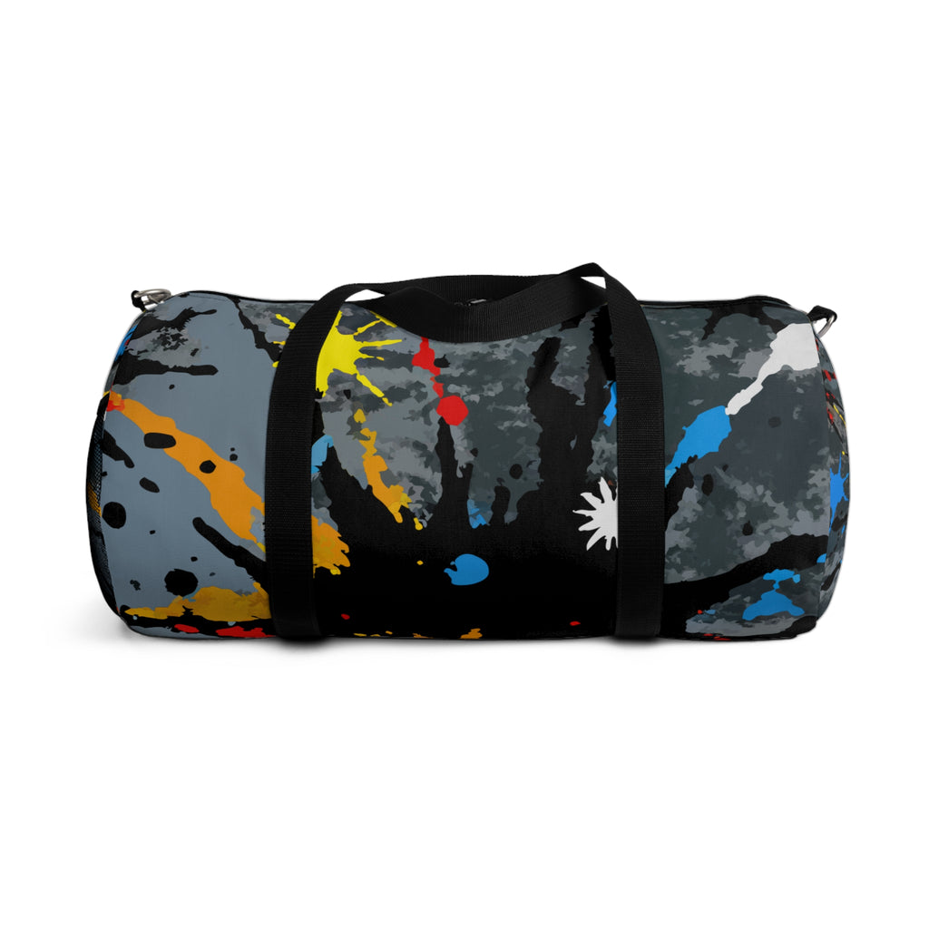 Abstract Paint Splatter Duffel Bag – Urban Art Design