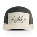 Golf Play More Two-Tone Nylon Cap – Golfer Outdoor Sports Hat