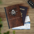 Personalized Camping Passport Cover – RFID Blocking Travel Passport Holder