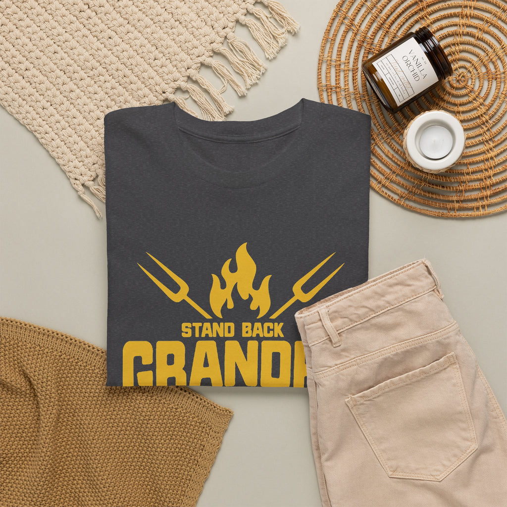 “Grandpa Is Grilling” T-Shirt – Funny BBQ & Grill Graphic Tee