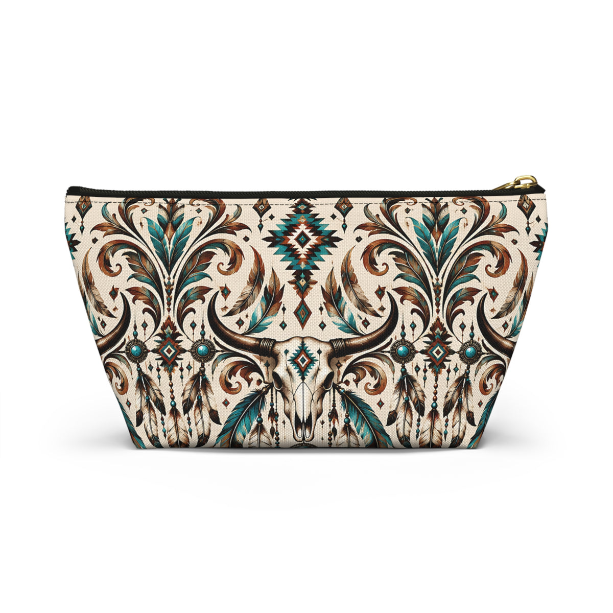Western Longhorn Pouch – Southwestern Boho Pattern