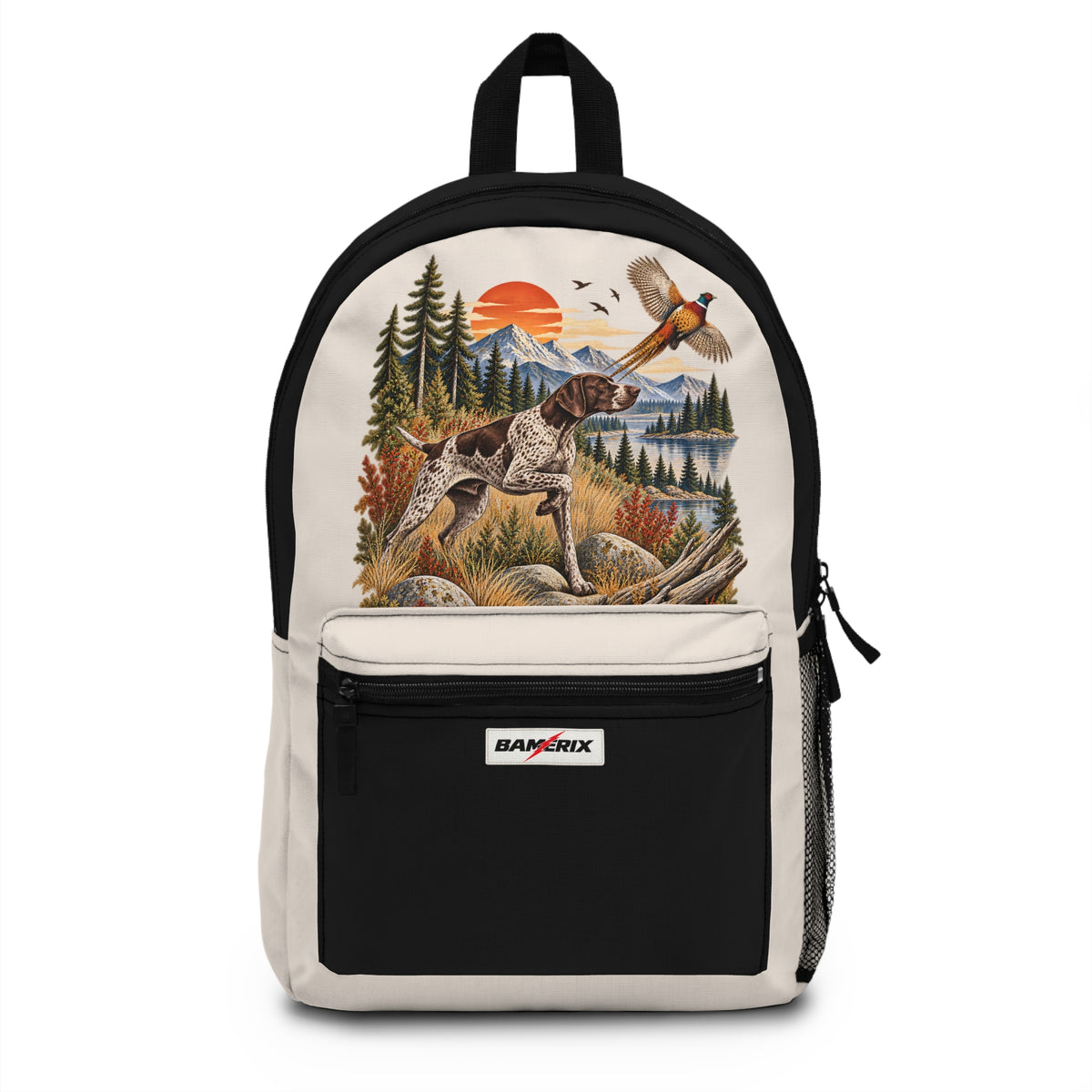 Hunting Dog & Pheasant Outdoor Backpack – Vintage Wilderness Design
