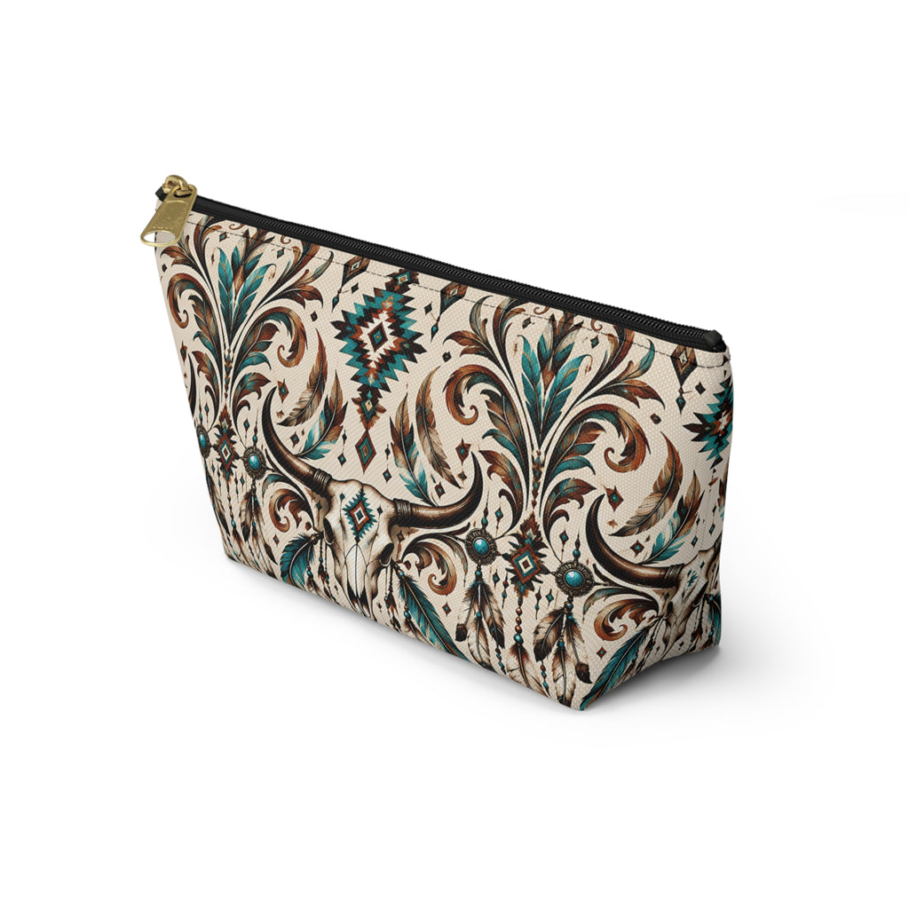 Western Longhorn Pouch – Southwestern Boho Pattern