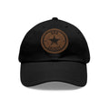 Sheriff Dad Leather Patch Hat – Law Enforcement Father’s Day Baseball Cap