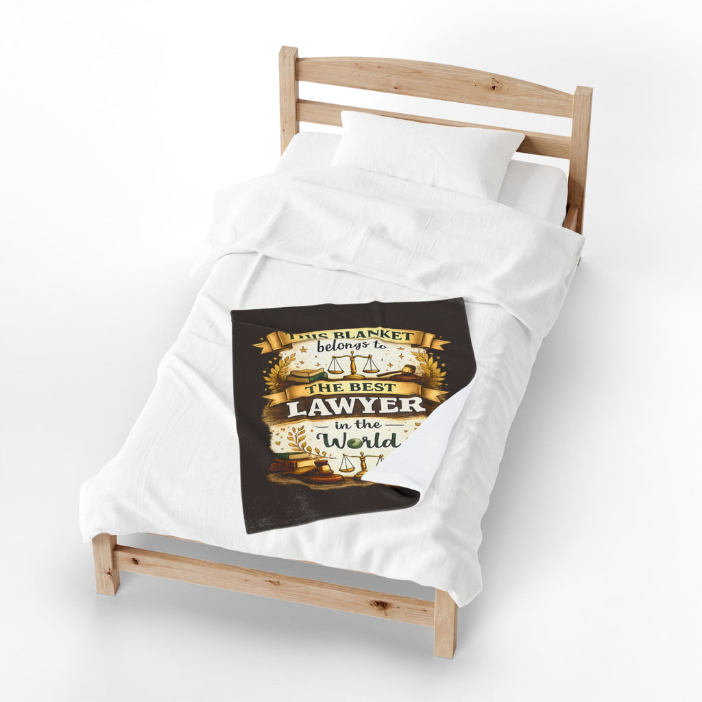Best Lawyer Blanket Gift This Blanket Belongs to The Best Lawyer in the World  Funny Attorney Throw  Graduation Gift