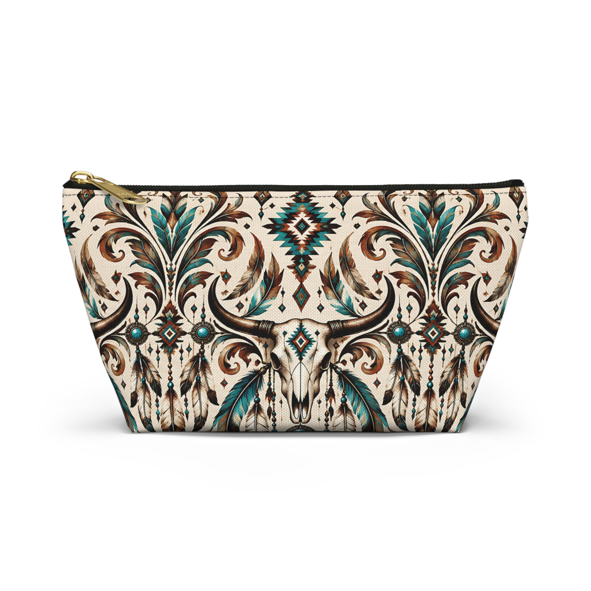 Western Longhorn Pouch – Southwestern Boho Pattern