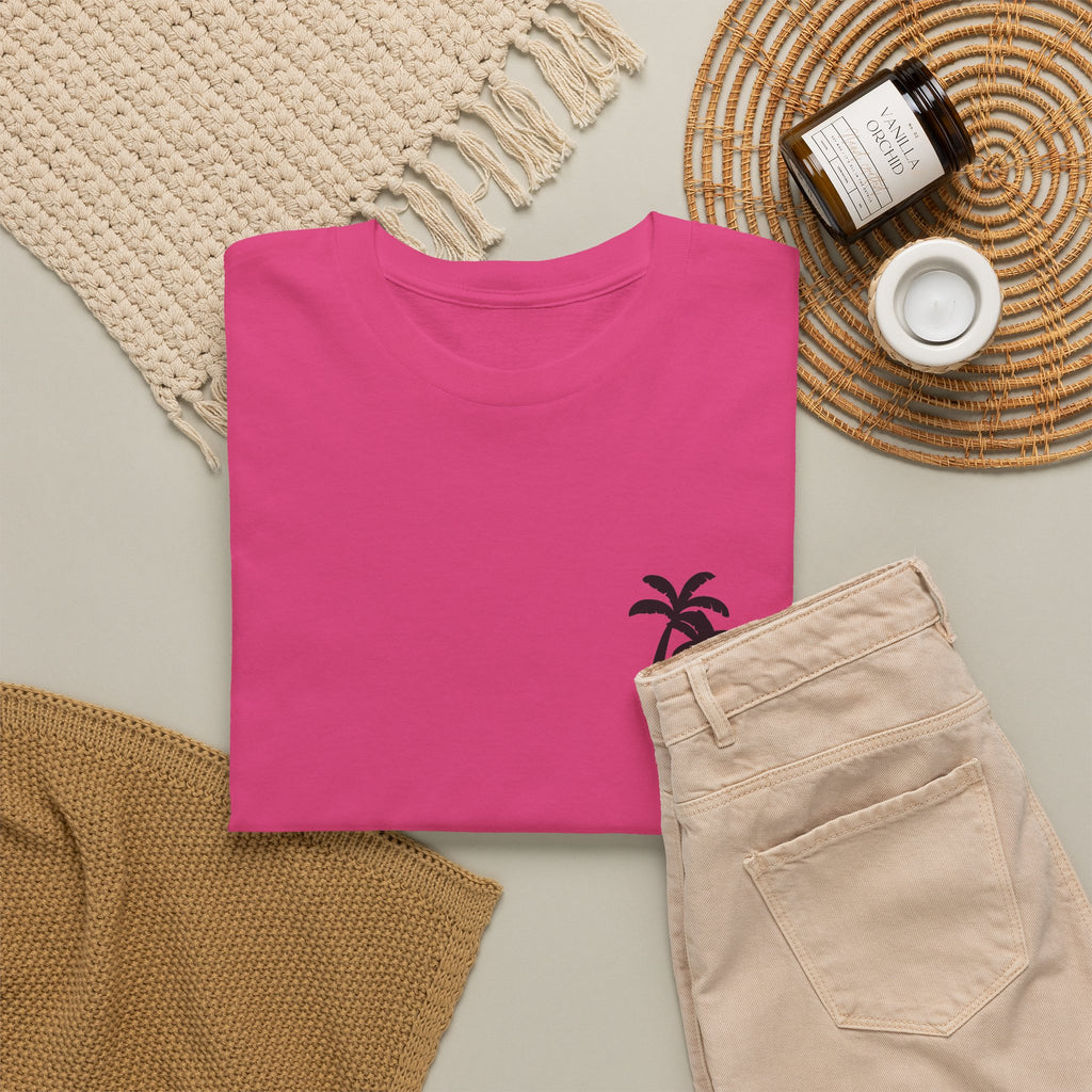 Minimal Palm Tree T-Shirt – California Beach Graphic Tee