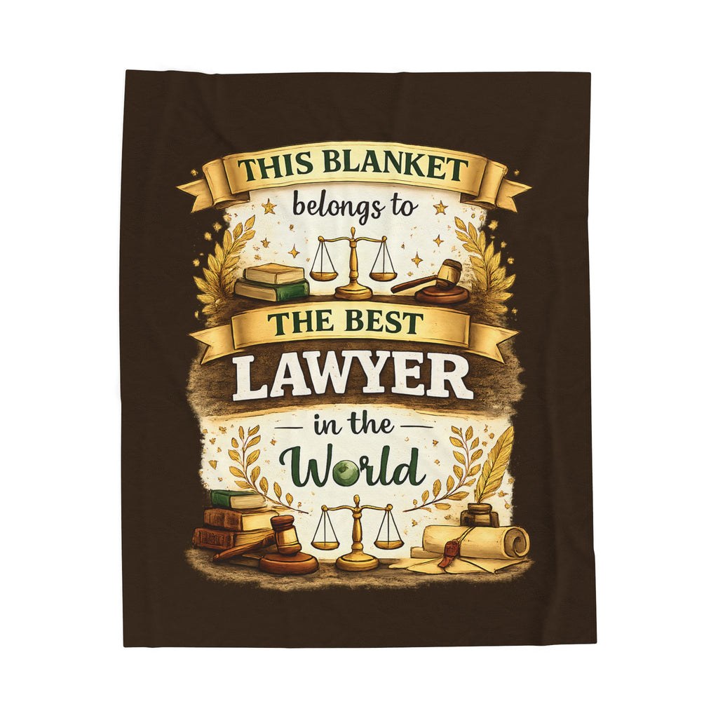 Best Lawyer Blanket Gift This Blanket Belongs to The Best Lawyer in the World  Funny Attorney Throw  Graduation Gift