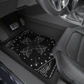 Black Bandana Paisley Car Floor Mats – 4-Piece Set