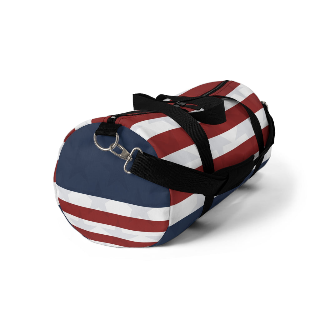 Americana Stripe Duffel Bag – Red White & Navy Design