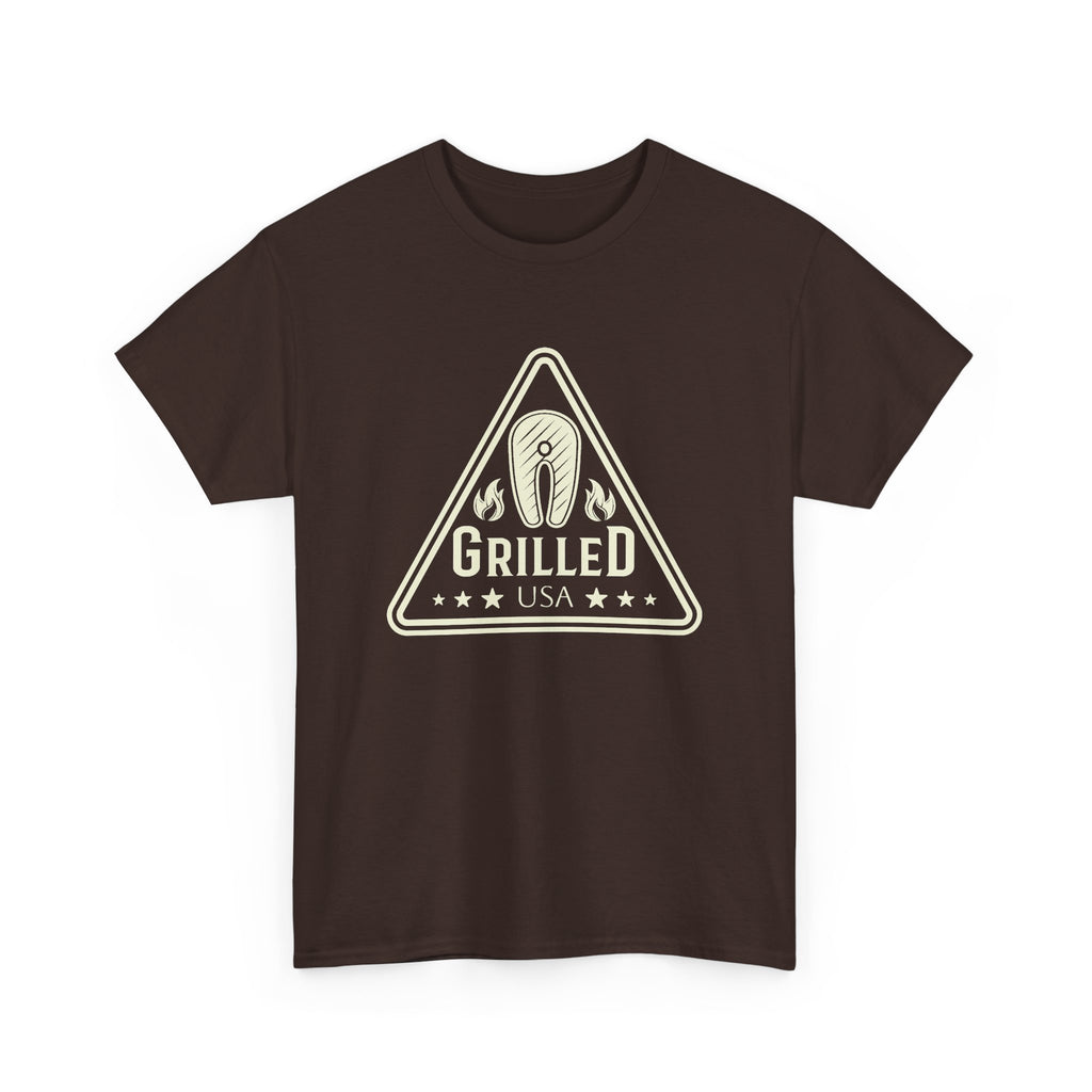 USA BBQ T-Shirt – Vintage Barbecue & Grilled Steak Graphic Tee