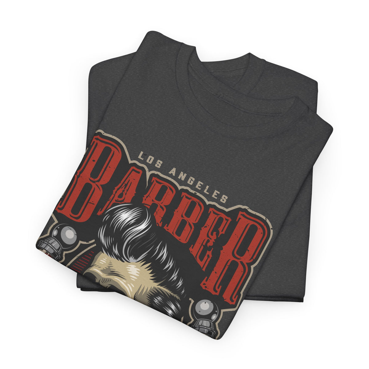 Barber Skull T-Shirt – Vintage Barbershop Graphic Tee