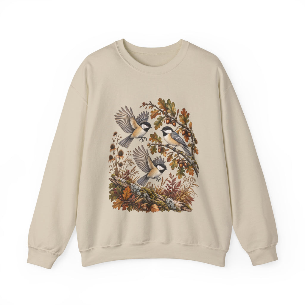 Woodland Birds Sweatshirt – Autumn Nature Design