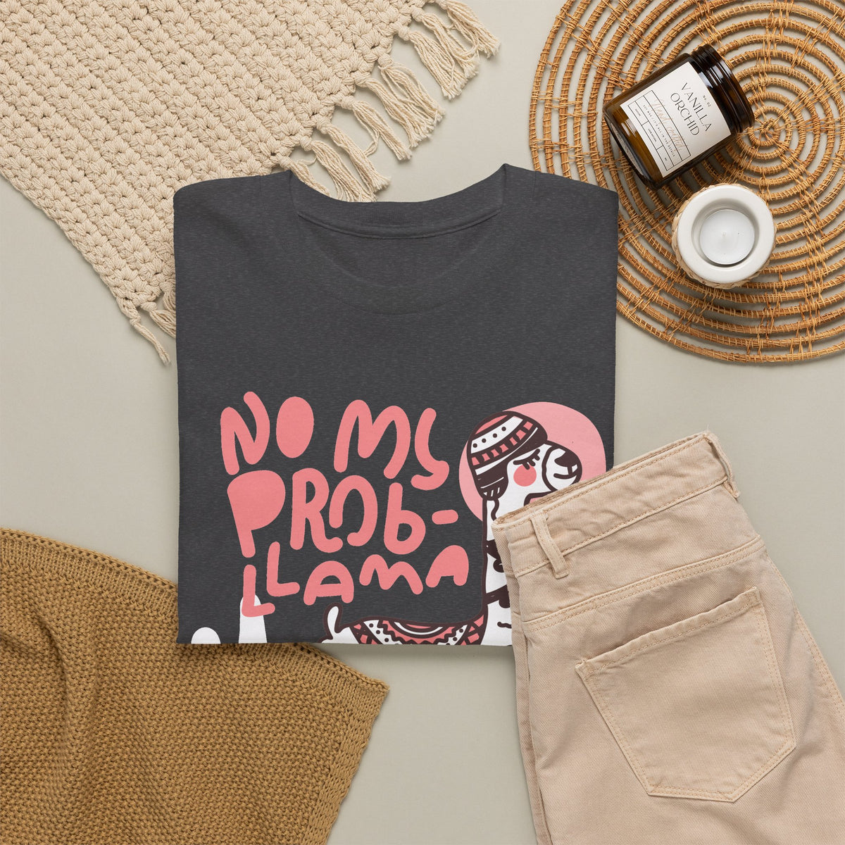 “No Prob Llama” T-Shirt – Funny Llama Graphic Tee