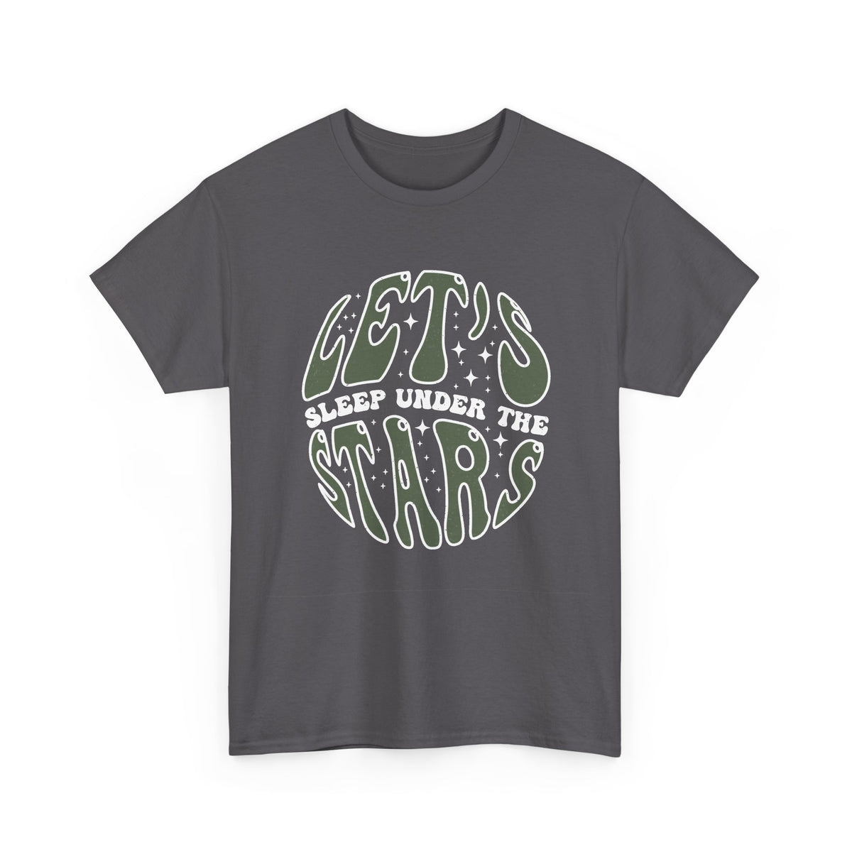 “Let’s Sleep Under the Stars” T-Shirt – Camping & Outdoor Graphic Tee