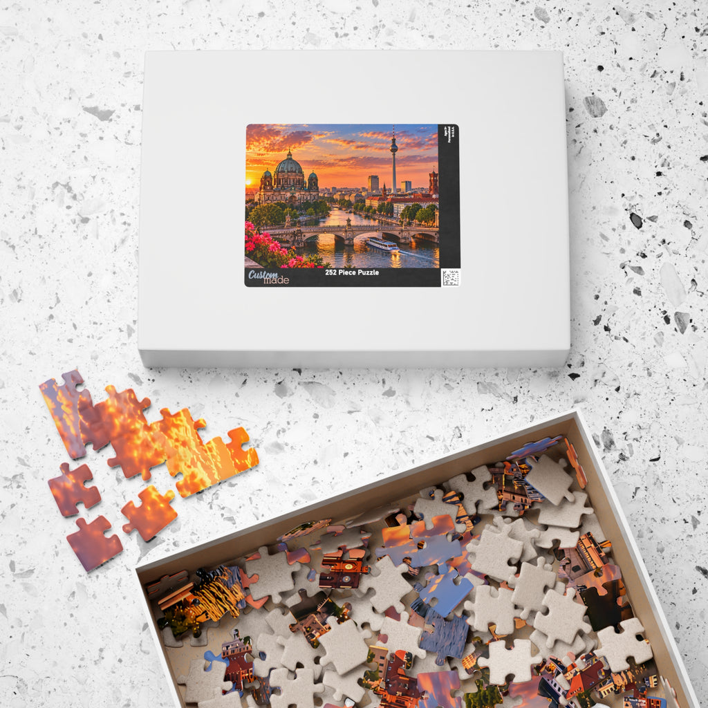 Berlin Germany Puzzle – TV Tower & City Skyline Jigsaw Puzzle (110, 252, 520, 1014-piece)