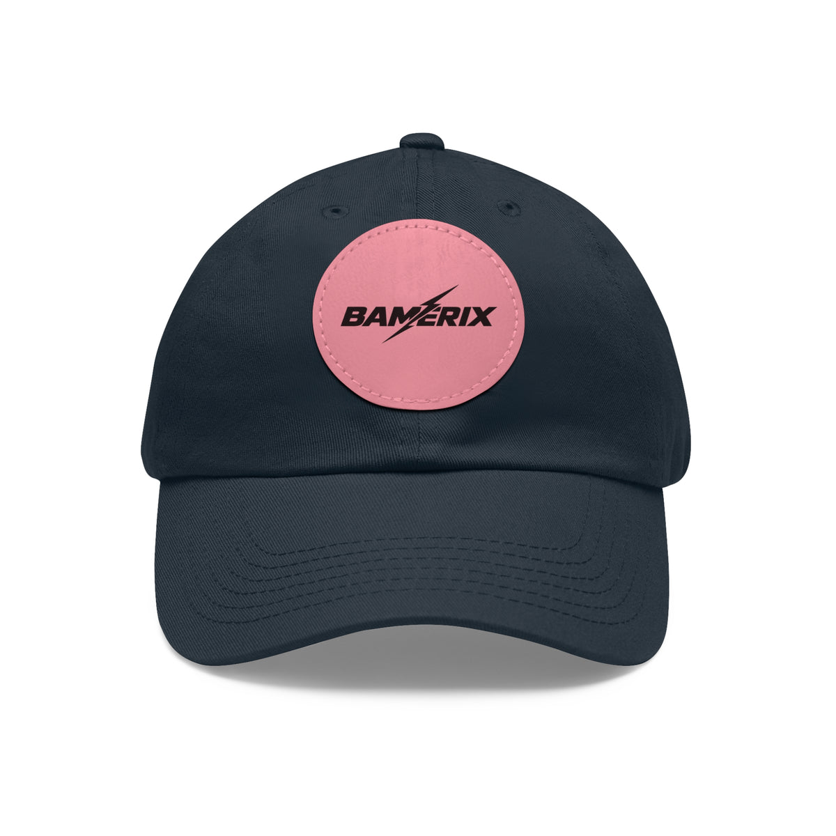 Bamerix Leather Patch Dad Hat – Classic Logo Baseball Cap