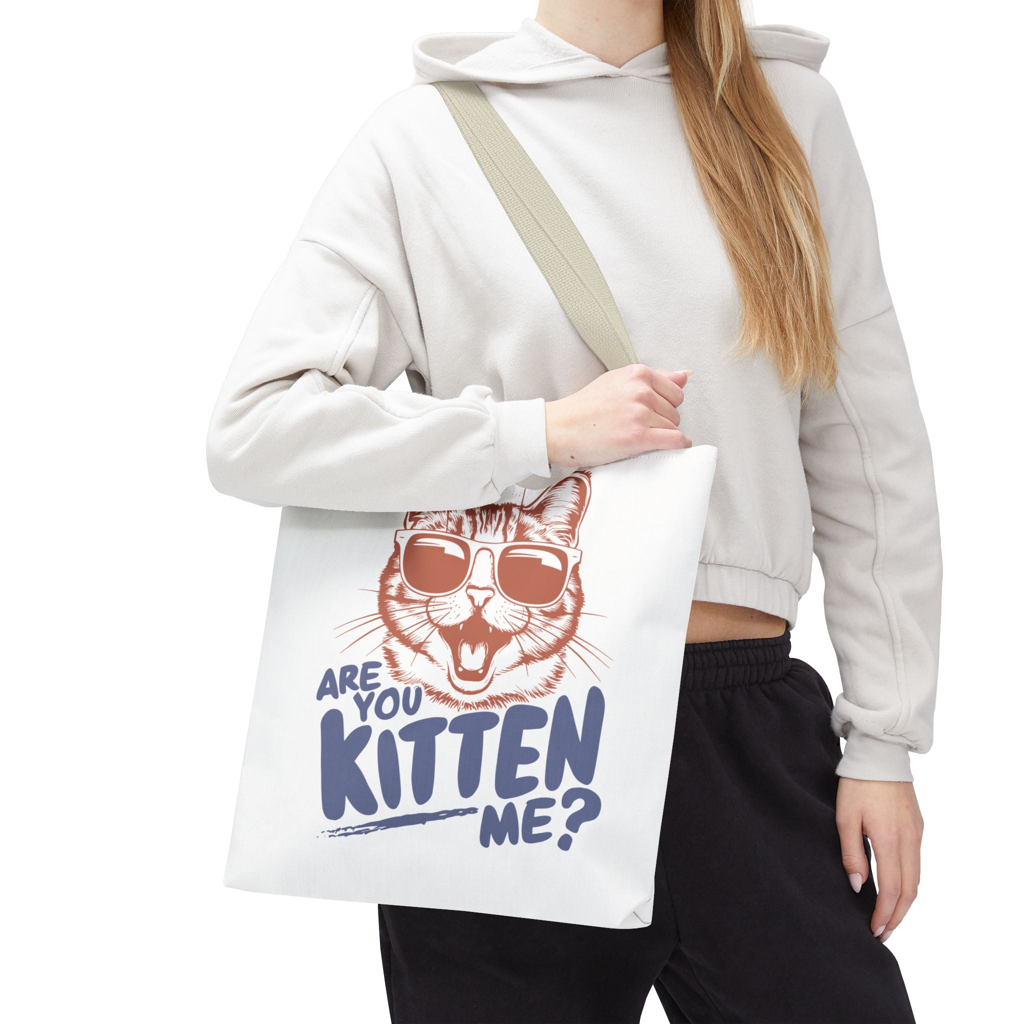 Are You Kitten Me? Cat Tote Bag