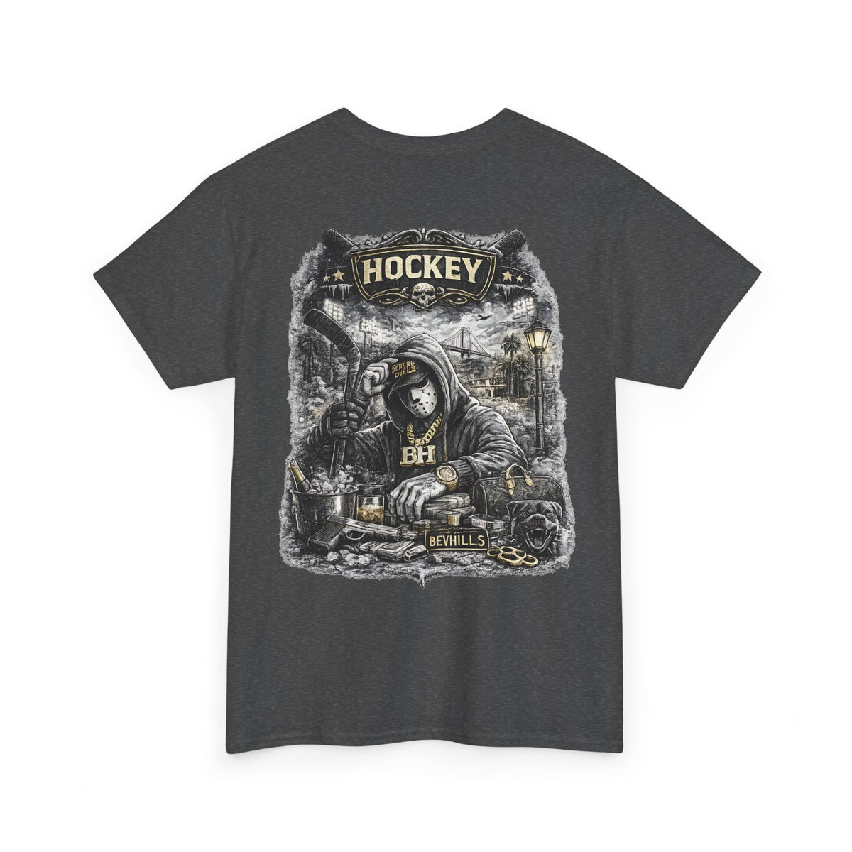 Hockey Streetwear T-Shirt – Urban Oversized Graphic Tee